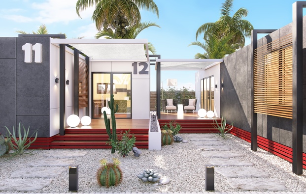 Multi - family hotel project, Miami, Florida, USA