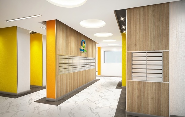 Design project Halls Residential Complex Triumph Park (St. Petersburg)