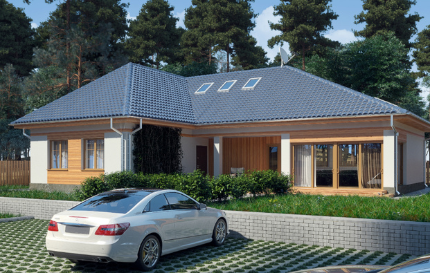 Architectural project of the cottage, Leningrad region, Repino village